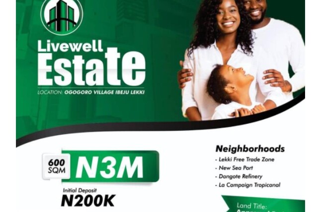 LIVEWELL ESTATE IBEJU LEKKI