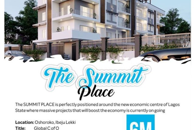 THE SUMMIT PLACE IBEJU LEKKI